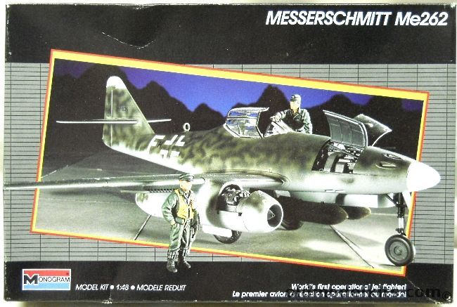 Monogram 1/48 Messerschmitt Me-262 - Fighter-Bomber, 5453 plastic model kit